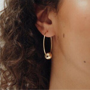 NWOT Zara Gold Hoop Earrings (1065)